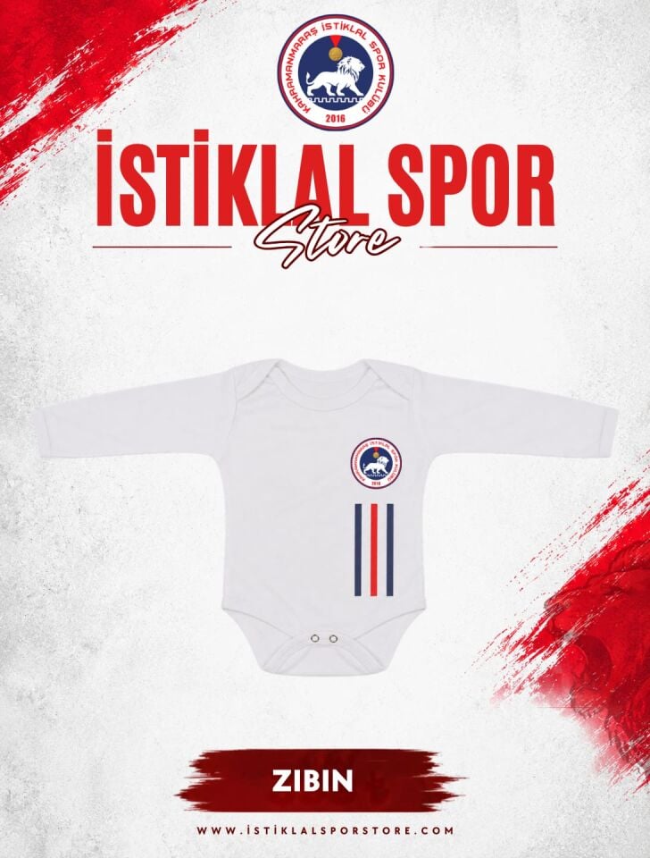 İstiklal Spor Bebek Zıbın (Beyaz)