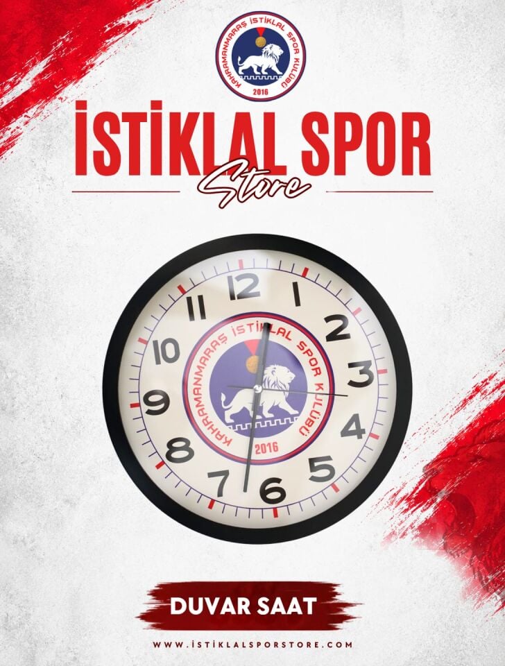 İstiklal Spor Duvar Saati