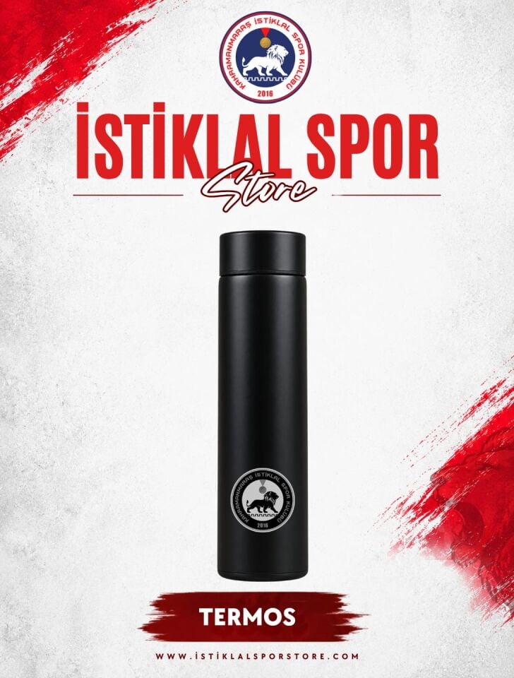 İstiklal Spor Termos (Siyah)