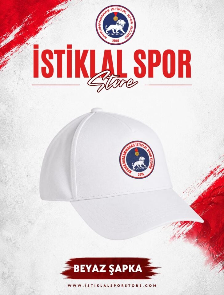 İstiklal Spor Şapka (Beyaz)