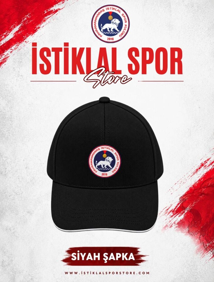 İstiklal Spor Şapka (Siyah)