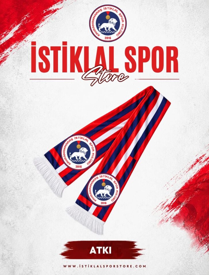 İstiklal Spor Atkı (Kırmızı-Lacivert)