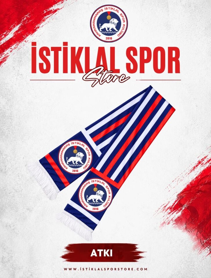 İstiklal Spor Atkı (Lacivert Çizgili)