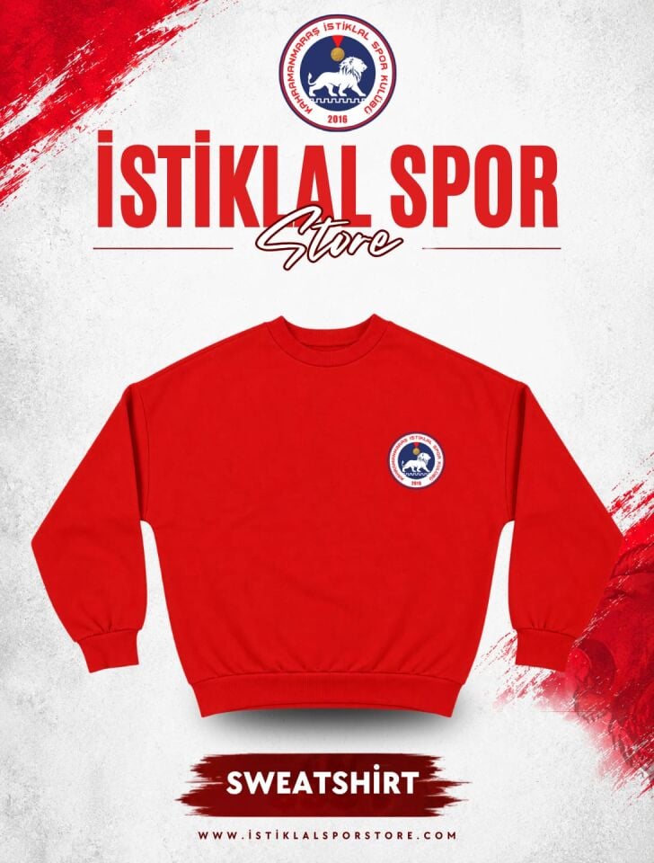 İstiklal Spor Sweatshirt (Kırmızı)