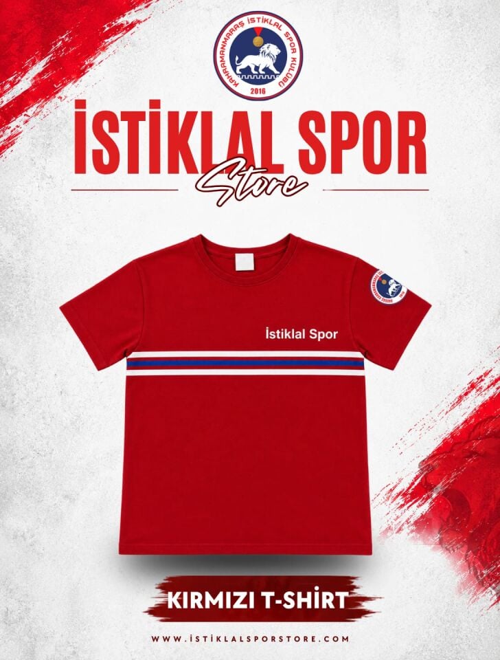 İstiklal Spor Tişört (Kırmızı)