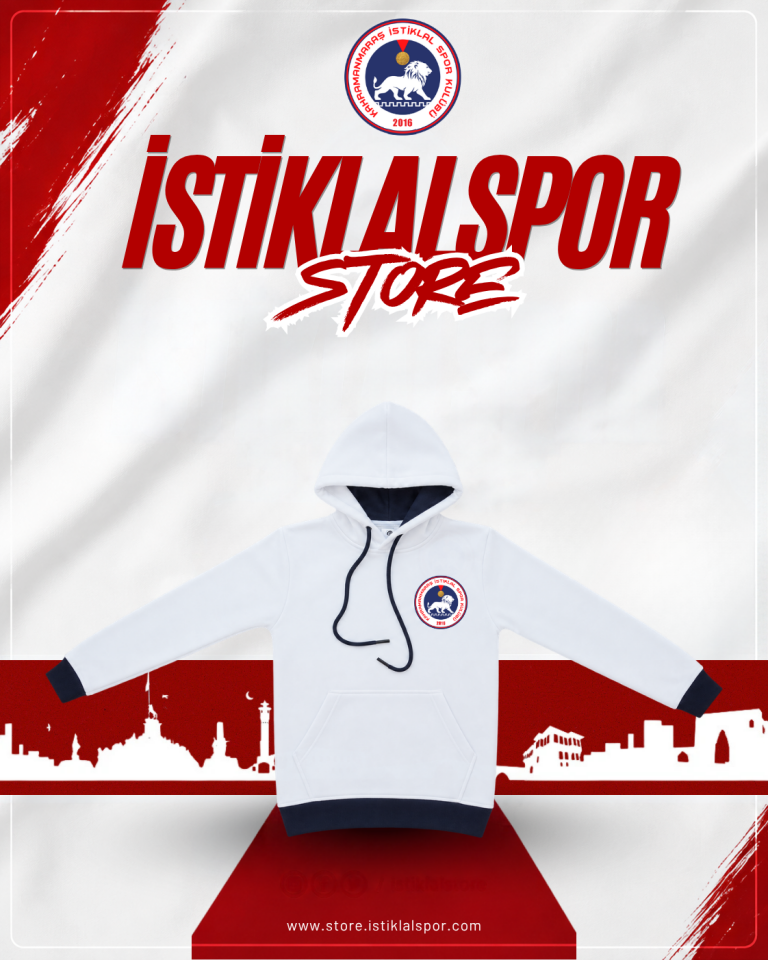 Beyaz Kapşonlu Sweat Takımı