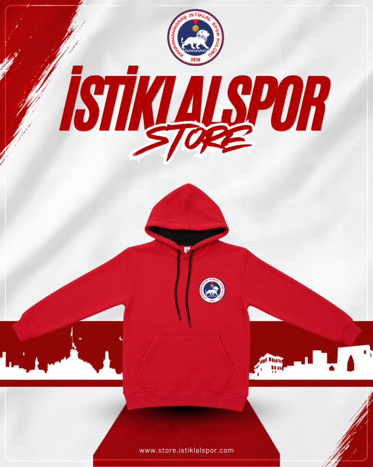 Kırmızı Kapşonlu Sweat Takımı Çocuk