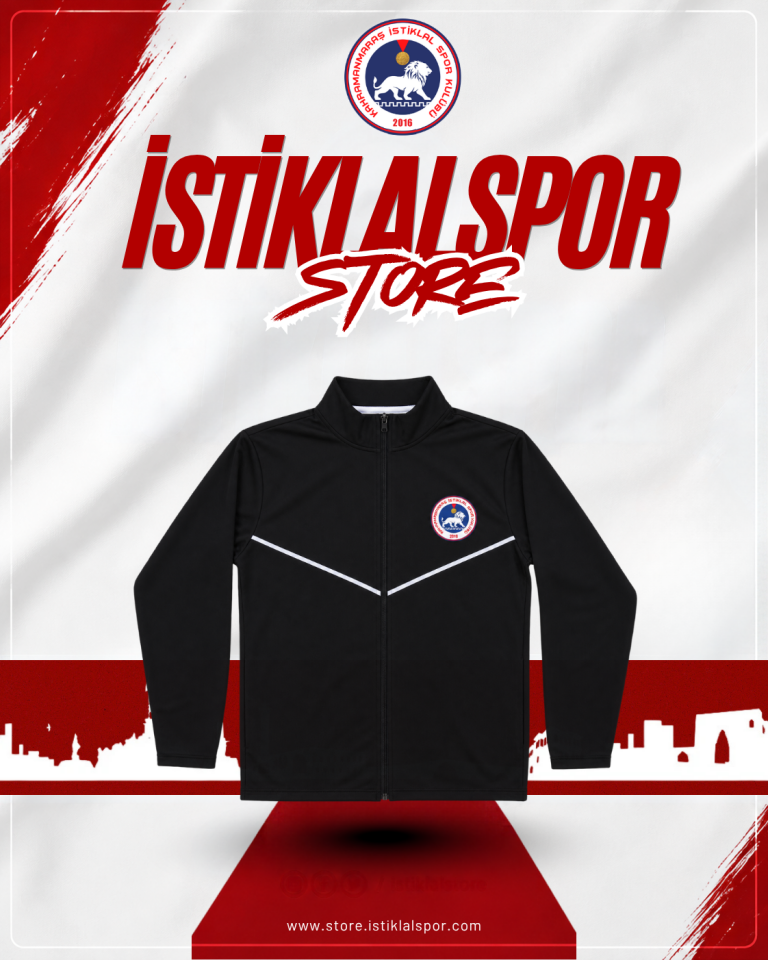 Fermuarlı Polyester Eşofman Takımları (Çocuk Siyah)