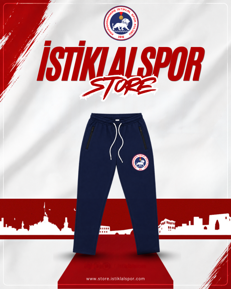 Fermuarlı Polyester Eşofman Takımları (Mavi)