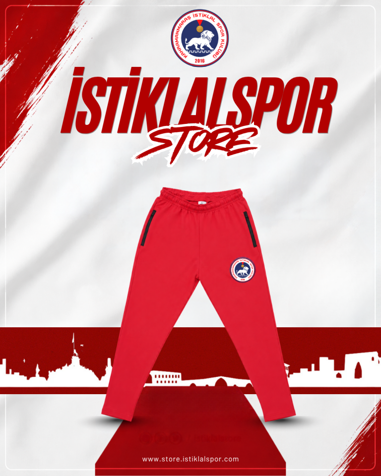 Fermuarlı Polyester Eşofman Takımları (Çocuk Kırmızı)