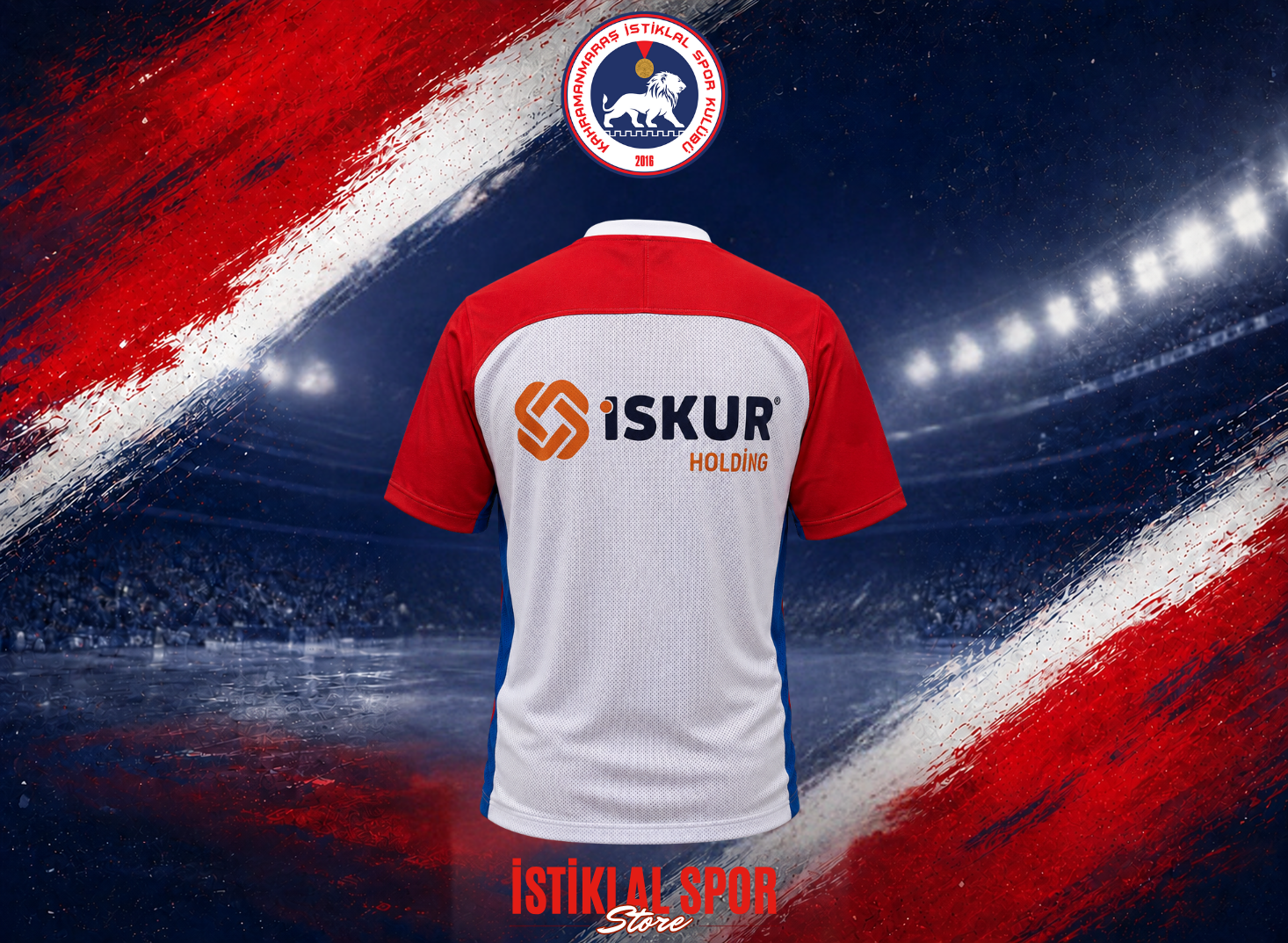 İstiklal Spor Nike 2026-2027 İç Saha Maç Forması arka görünüm
